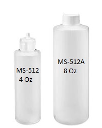 8 oz. Cylinder Bottles with Flip Spout Caps